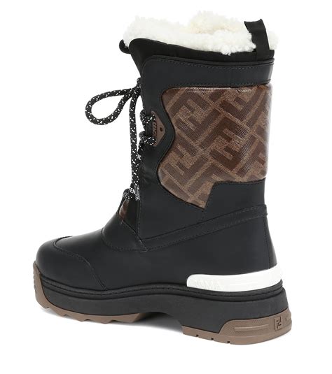 fendi leather snow boots|Fendi rain boots for women.